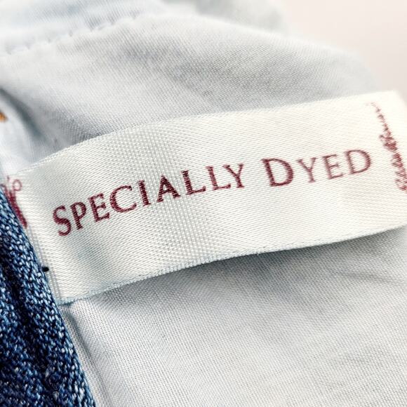 Eddie Bauer Blue Curvy Cropped Jeans Cotton Spandex Blend Women's Plus Size 20 - Picture 9 of 9